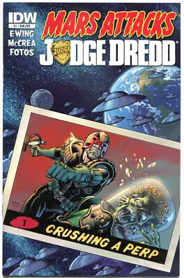 MARS ATTACKS JUDGE DREDD #1 S NM 2013 IDW Aliens Ray Guns More MA In Store • $19.99