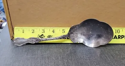 Large R. Wallace Silver Plated Serving Spoon Marked 1835 R. Wallace A1 - 9 1/4 • $21.99