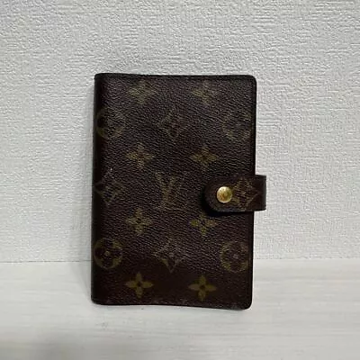 Authentic Louis Vuitton LV Diary Planner Cover Agenda PM Brown Monogram Pari • £111.31