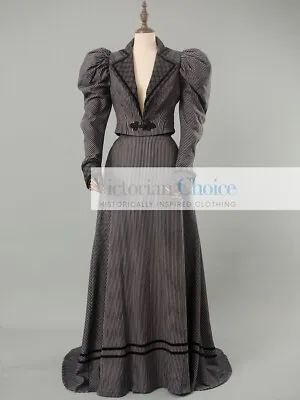 Victorian Edwardian 1900 Vintage Dress Downton Abbey Titanic Theater Costume 709 • $255