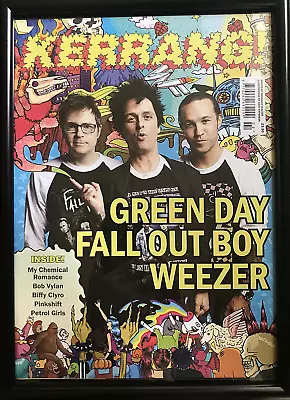 A4 Framed GREENDAY/ FALL OUT BOY KERRANG COVER Poster #+ • £7.99