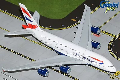 British Airways Airbus A380 G-XLEL Gemini Jets GJBAW2110 Scale 1:400 • $56.76