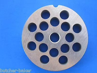 #12 X 3/8  Holes STAINLESS Meat Grinder Mincer Plate Disc Screen Hobart 4812 Etc • $16.75