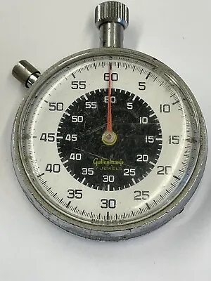 GALLENKAMP  Swiss Made Mechanical 7 Jewels Stopwatch  (Working) Lot 76 • £37