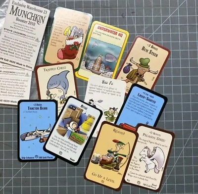 Munchkin Exclusive Warehouse 23 2010 Booster Pack By Steve Jackson Games • $15