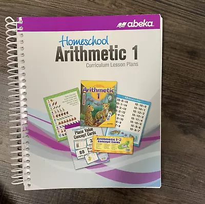 A Beka First Grade - Homeschool Arithmetic 1 Curriculum Lesson Plans • $37.89