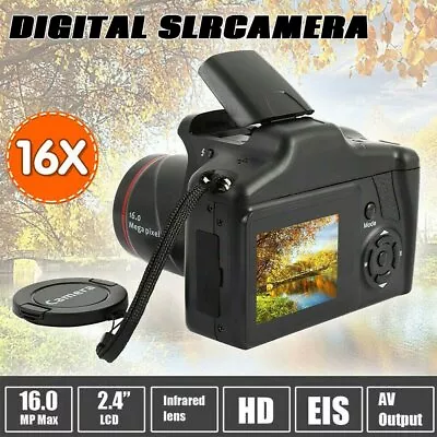 $34.30 • Buy Digital Camera Vlogging Video Camera SLR Camera Photography 16X Zoom 1080P HD