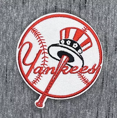 New York Yankees Embroidered Iron On Patch Approx. 2.75” Diameter Free Shipping • $4.99