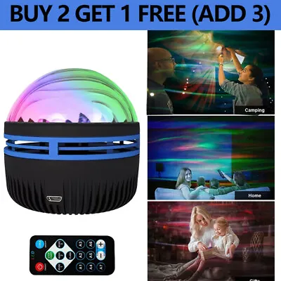 2 In1 Northern Lights And Ocean Wave Projector With 14 Light Effects For Party • £8.49