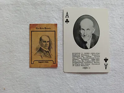 Debs Eugene Vintage Trading Card LOT Playing Card Socialist Party Labor Union • $145.20