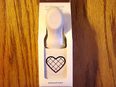 EMBOSSED HEART Martha Stewart Craft Punch M230474 NEW Love Wedding Valentine HTF • $19