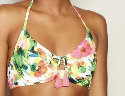 BNWT Matthew Williamson @ Debenhams Assam Buttefly Print Bikini Top Size 34B • £12.99