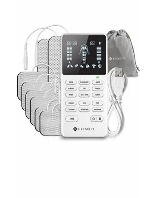 ETEKCITY TENS Unit Muscle Stimulator Machine For Pain Relief ETU-134 • $29.99