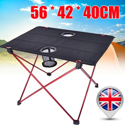 £18.89 • Buy Folding Camping Table Light Weight Portable Outdoor Garden Picnic BBQ Fishing UK