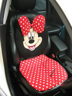 Minnie Mouse Car Accessory #Red: 1 Piece Car Seat Pad Seat Cover • $39.99