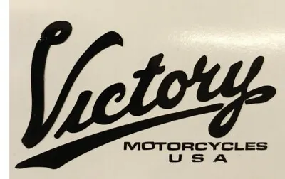 Victory Motorcycles (emblem) Stickers Pairs Pannier Tank Panel Vinyl Cutout • $6.53