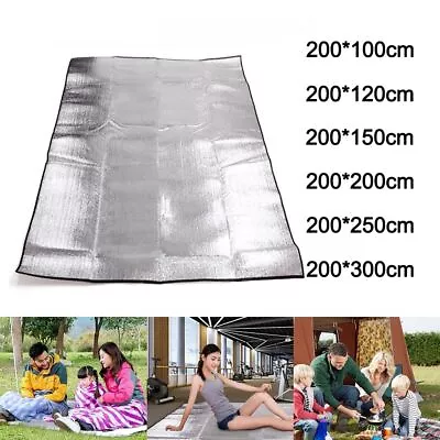 Waterproof Camping Mat Thermal Sleeping Pad Insulation Foam Foil Mat  Outdoor • $35.92