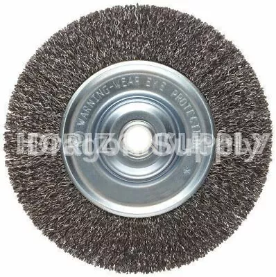 New 6  X 1/2  Steel Wire Wheel Brush FOR Bench Grinders • $14.98