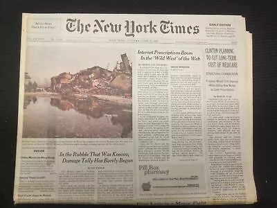 1999 June 27 New York Times Newspaper - Clinton To Cut Cost Of Medicare- Np 6992 • $30