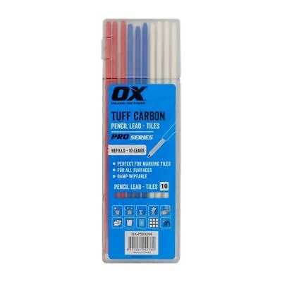 Ox Tools OX-P503204  Tuff Carbon Pencil Leads (10Pk) • £10.95