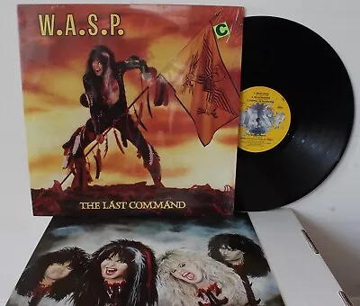 W.A.S.P. The Last Command LP (Capitol 12435 Orig ’85) VG++ In SHRINK Wasp • $59.99