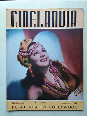 Maria Montez Joan Crawford Veronica Lake Susan Hayward Cinelandia Magazine 1942 • $24.99