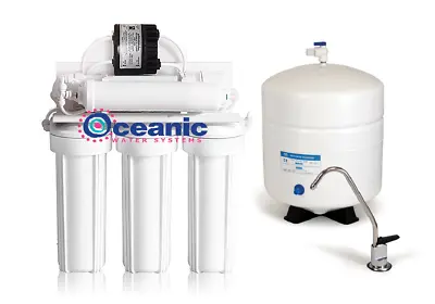 6 Stage Remineralizing Reverse Osmosis Water Filter System 100 GPD+Permeate Pump • $210.99