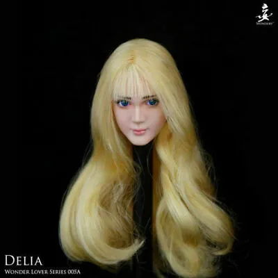 WONDERY 1/6 Movable Eyes Pale Head Sculpt Loli Blonde Toys F 12''Female Figure • $34.99