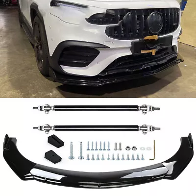 For 2021-2023 Mercedes-Benz GLB35 GLB200 AMG Front Bumper Lip Splitter Spoiler • $59.99