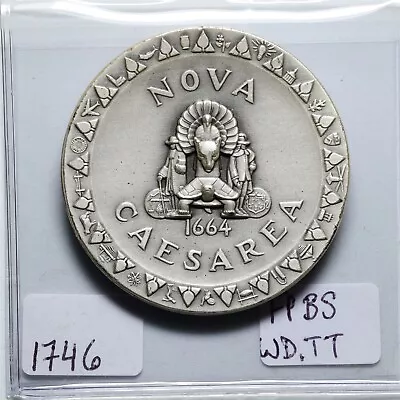 1964 1.925oz .999 Silver Medallic Art Co New Jersey Tercentenary Medal #1746 • $75