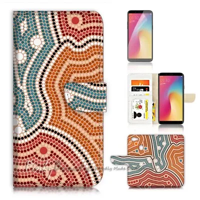 $12.99 • Buy ( For Oppo A73 ) Flip Wallet Case Cover P21619 Aboriginal Art