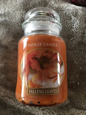 Yankee Candle Large Jar Falling Leaves 2016 Pour Halloween • £29.99