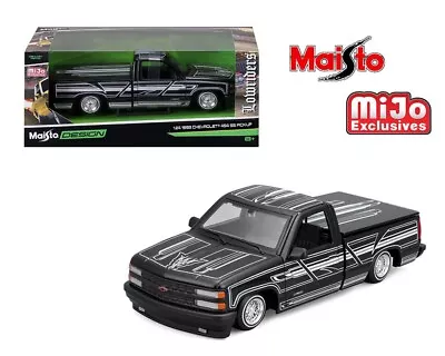 Maisto 1:24 1993 Chevrolet 454 SS Pickup Lowriders – Black – PRE ORDER • $44.99