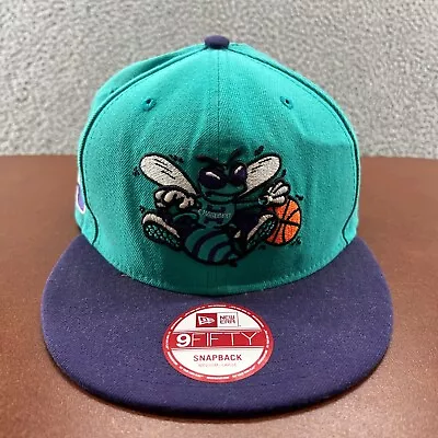 Charlotte Hornets Hat Cap Snap Back Purple Blue NBA Basketball Mitchell Ness • $24.48