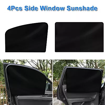 $16.99 • Buy 4Pcs Magnetic Car Side Front Rear Window Sun Shade Cover Shield UV Protection