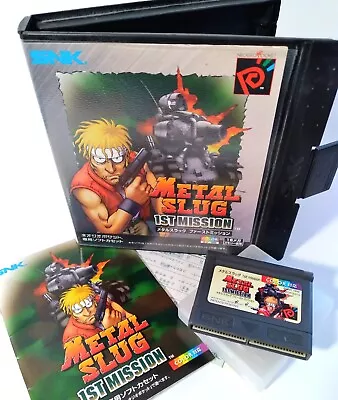 Metal Slug: 1st Mission Neo Geo Pocket 🔥 Complete CIB🔥 USA SELLER NEOP00210 • $119