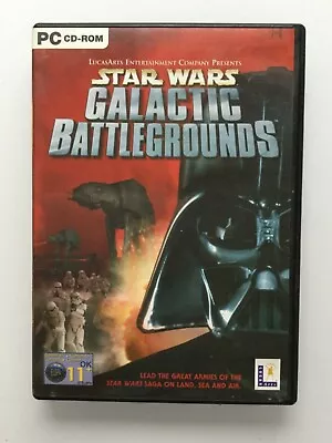 £5.99 • Buy PC CDRom - Star Wars - Galactic Battlegrounds - Lucas Arts-  Boxed Complete Game