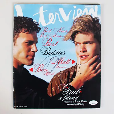 Ben Affleck & Matt Damon Signed Magazine - COA JSA • $520