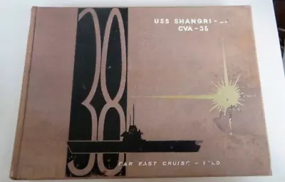 USS Shangri-La CVA-38 US Navy Career 1959 Cruise Book Air Group II Far East Crew • $42