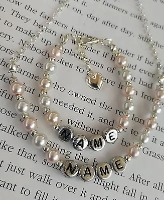 £4.99 • Buy Bridesmaid/flower Girl Gift Sets Personalised Jewellery For Children!