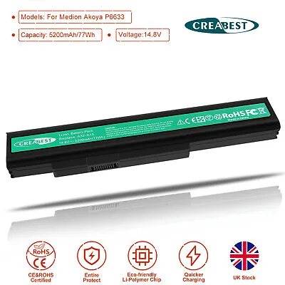 14.8V A42-A15 A32-A15 Battery For Medion Akoya P6635 P6638 P7621 E6227 MD97744 • £24.89