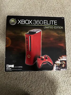 Xbox 360 Elite Resident Evil Limited Edition Elite 120 GB Red System Bundle New • $2850