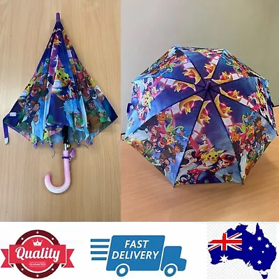 Boys Girls Kids Colourful Umbrella Pikachu Umbrellas AU Stock • $18.95