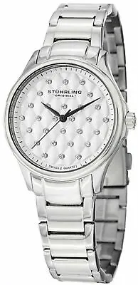 NEW Stuhrling Original 567.01 Women's Vogue Culcita Crystal Dial Beautiful Watch • $52.20