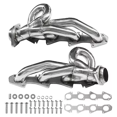 Headers For Dodge Ram 1500 2009-2018 5.7L HEMI Shorty Stainless Performance • $169.89