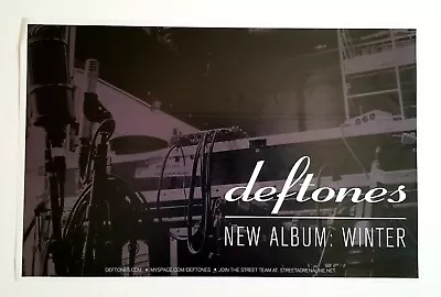 $99.99 • Buy Deftones EROS Unreleased Lost Album Promo Poster White Pony Around The Fur RARE