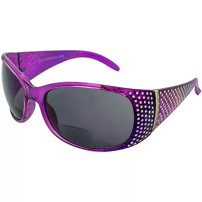 Global Vision Galaxy Bifocal 2.0 Fashion Motorcycle Sunglasses Lavender Frames • $14.99