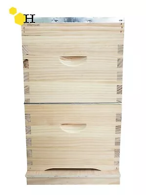 8 Frame Double Hive Kit With 16 Flat-pack Frames *1 Free Plastic Queen Excluder • $162