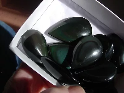 Rainbow Obsidian Teardrops  X 10  263 Gms EBay U.K. Seller For Over 20 Years • £40