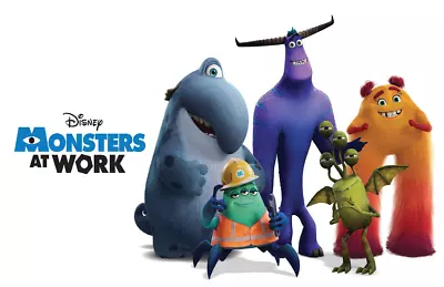 Monsters At Work Fritz Tylor Val Duncan Cutter MIFT Monsters Inc Disney Poster • $19.49